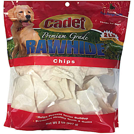 2 lb Natural Rawhide Chips