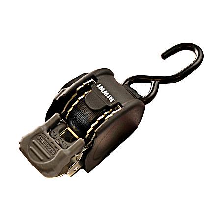 1 in x 72 in Black Retractable Transom Tie-Down System