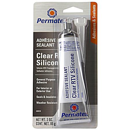 Clear RTV Silicone Adhesive Sealant