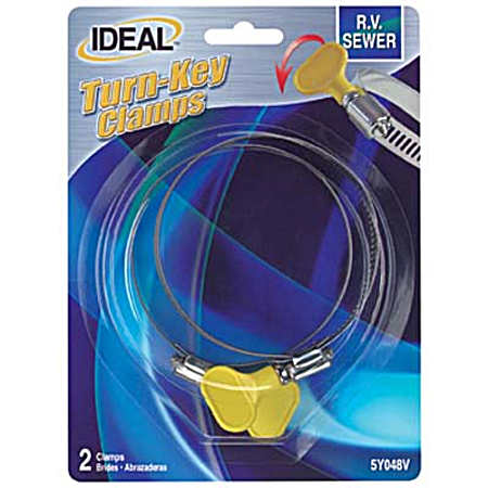 Turn-Key Sewer Pipe Clamp