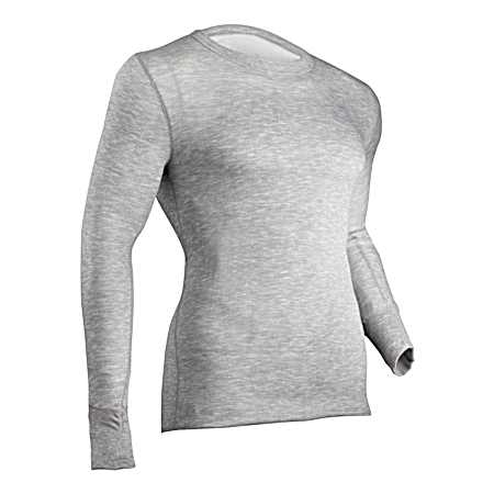 Men's Heather Grey 2-Layer Long Sleeve Shirt