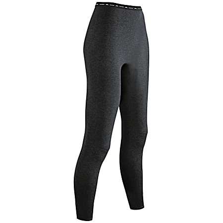 Women's Black Basic Thermal Pants