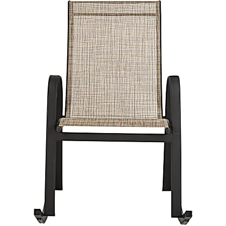 St. Croix Brown Sling Rocking Chair