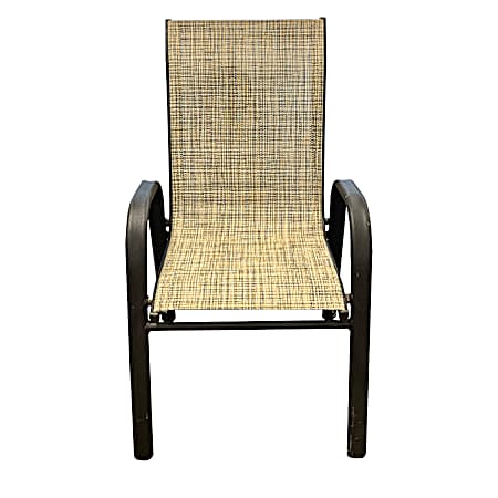 St Croix Brown Sling Stack Kids Chair