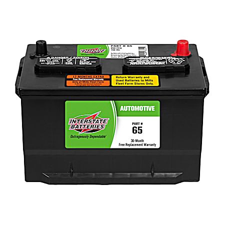 Automotive Battery - Group 65, 850 CCA