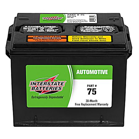 Automotive Battery - Group 75, 650 CCA