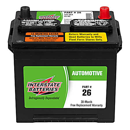 Automotive Battery - Group 26, 575 CCA