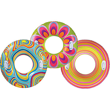 Groovy Color Inflatable Tubes - Assorted