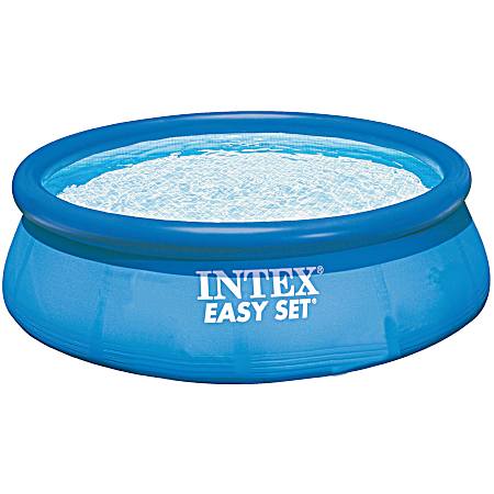 Easy Set 12 ft x 30 in Blue Inflatable Swimming Pool Set w/ Pump