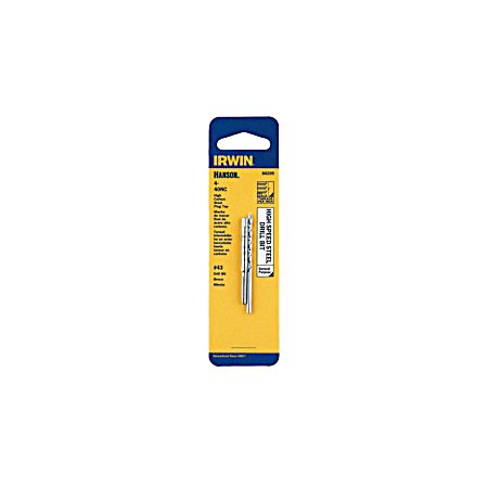 Hanson Self Aligning #4-40 NC Tap and #43 Drill Bit Set