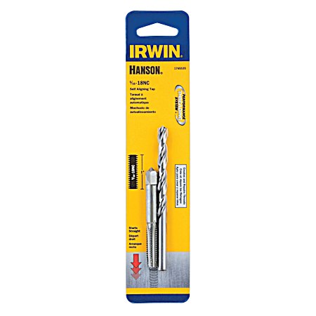 Hanson Self Aligning 5/16 - 18 NC Tap and Letter F Drill Bit Set