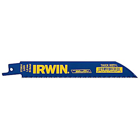 6 In. 14 TPI Metal Reciprocating Blade