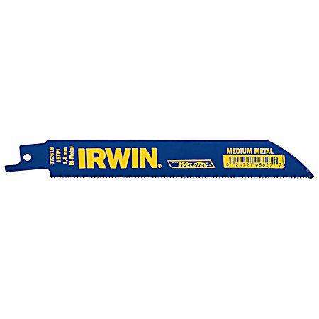 6 In. 18 TPI Metal Reciprocating Blade