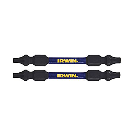 2-1/2 in TORX Impact Double-Ended T15/T20 Bit Set - 2 Pc