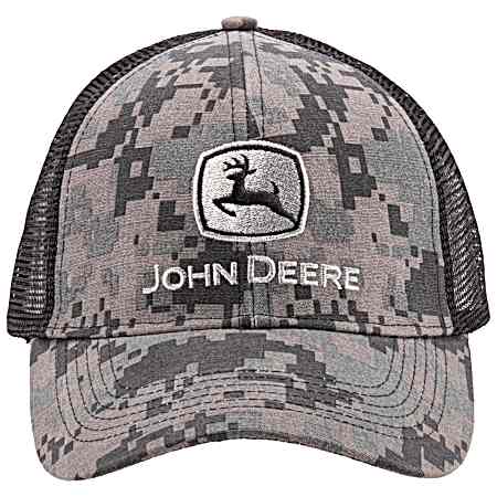 Men's Digital Camo Patch Logo Cap