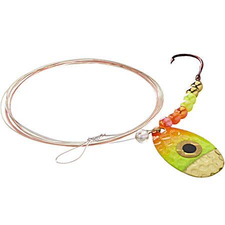 Hot Flash Spinner Rig - Gold/Chartreuse/Orange