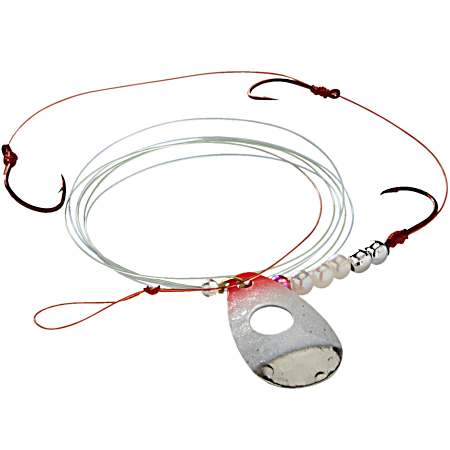 Vibra Flash Hot Flash Harness - Pearl/Red