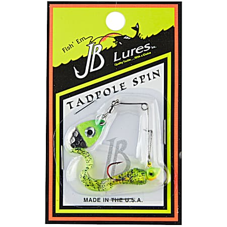 Tadpole Spin Jig - Chartreuse/Green