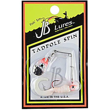 Tadpole Spin Jig - Pearl/Red