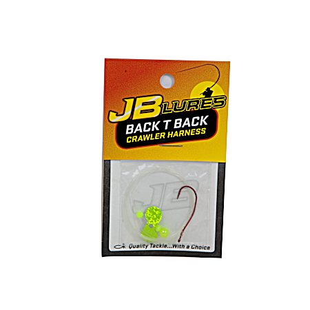 Chartreuse Glitter Small Back To Back Slow Death Rig