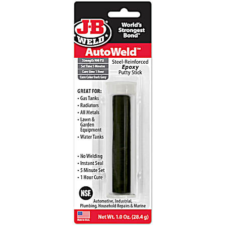 1 oz AutoWeld Epoxy Putty Stick