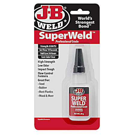 SuperWeld Professional Grade 20 gr Clear Super Glue