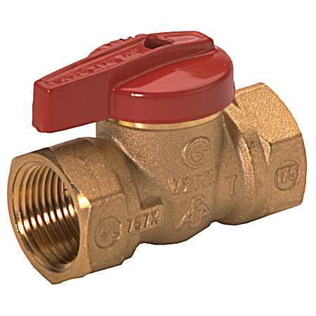 3/4 in Brass Threaded Gas Ball Valve