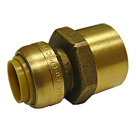 Push-To-Fit Fitting Adapter - 1/2 In. Push x FIP