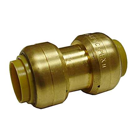 Push-To-Fit Fitting Coupling - 3/4 In. x 1/2 In.