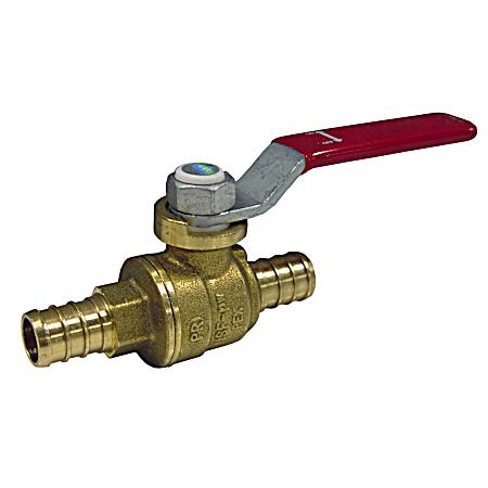 1 in PEX x 1 in PEX Lead-Free Brass Ball Valve