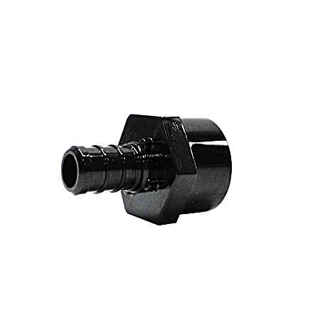 1/2 in PEX x 1/2 in FIP Black Plastic Adapter - 2 Pk
