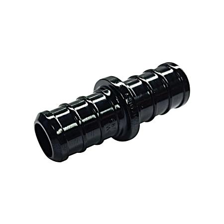 3/4 in PEX x 3/4 in PEX Black Plastic PEX Coupling - 2 Pk