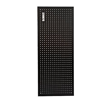Black Steel Pegboard Kit for 4-foot Industrial Storage Racks - 2 Pc