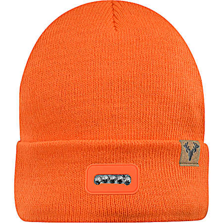 Men's Lighted Beanie - Blaze Orange