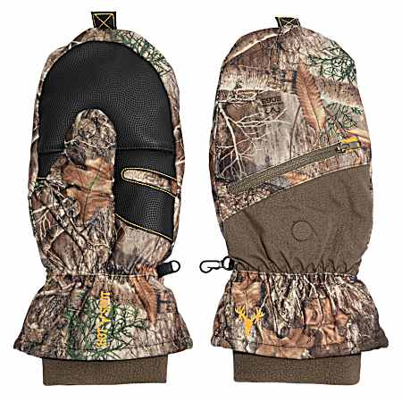 Men's Realtree Edge Heavyweight Pop-Top Mittens