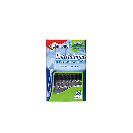Entertaining Plastic Spoons - 24 Pk.
