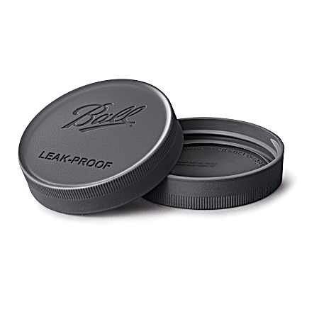 Wide Mouth Gray Leak-Proof Storage Lid - 6 Pk