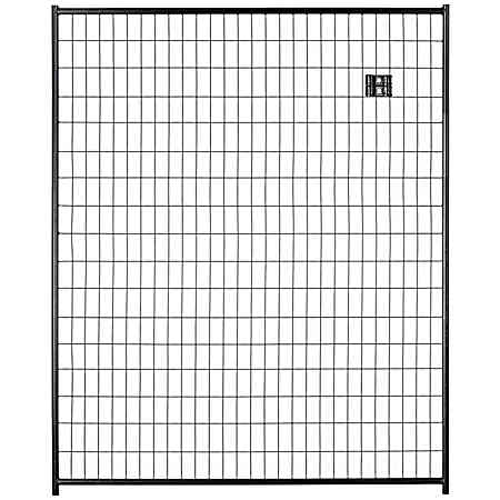 5 ft X 6 ft Black Welded Wire Kennel Side Panel