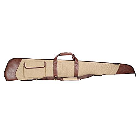 52 in. Brown Quilted Soft Shotgun Case