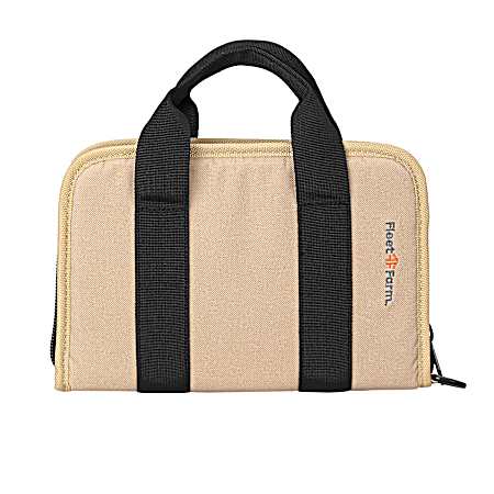 Tan Rectangular Pistol Case