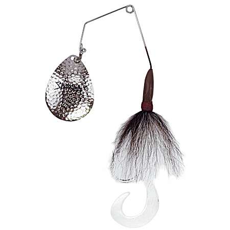 Slopmaster 5 in White/Nickel Spinnerbait