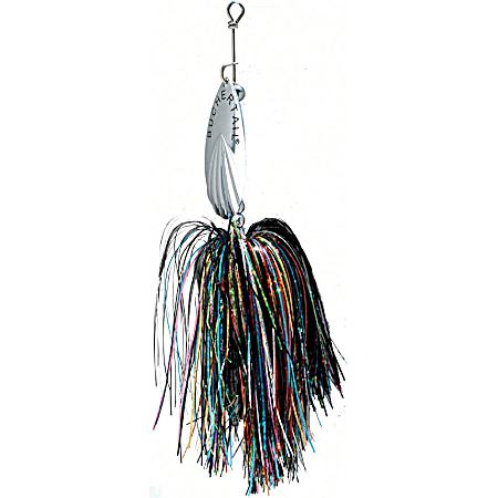 700 Tinsel 7 in Rainbow/Black/Nickel Musky Buchertail