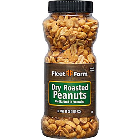 16 oz Dry Roasted Peanuts
