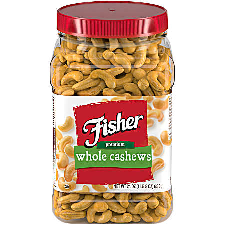 24 oz Premium Whole Cashews