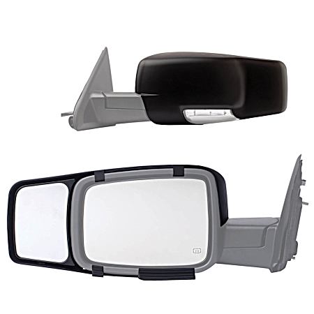 Custom Fit Black Snap-On Towing Mirrors