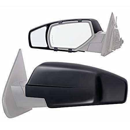 Custom Fit Black Snap-On Towing Mirrors