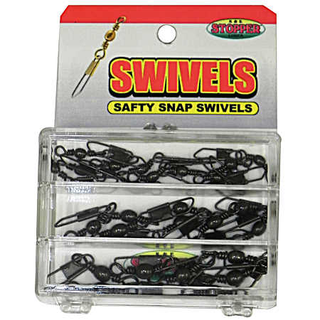 Safety Snap w/Barrel Swivel - Black