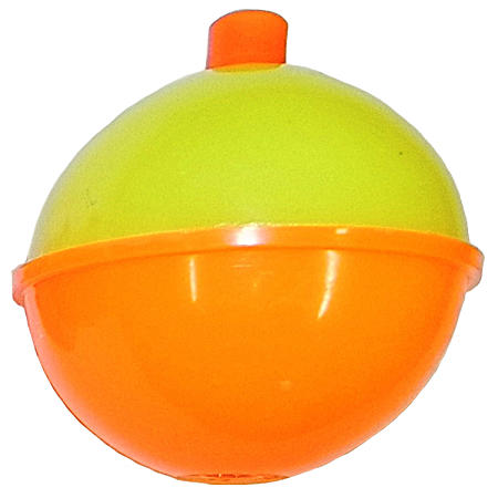 Yellow & Orange Best Round Plastic Bobber