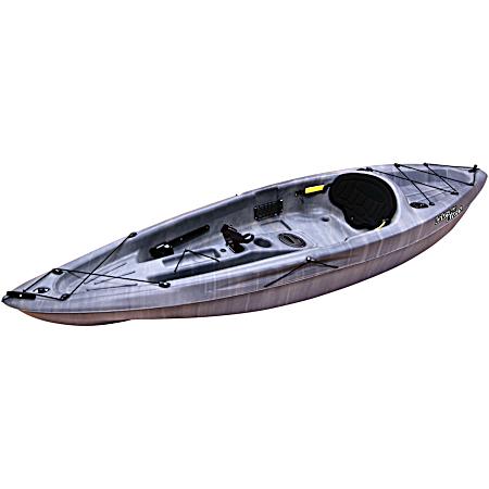 10 ft Gray Swirl Sit-On Fishing Kayak