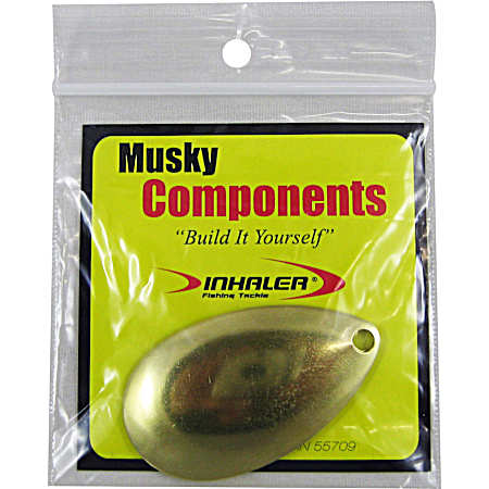 Musky Fishing Components - Indiana Blade - Brass